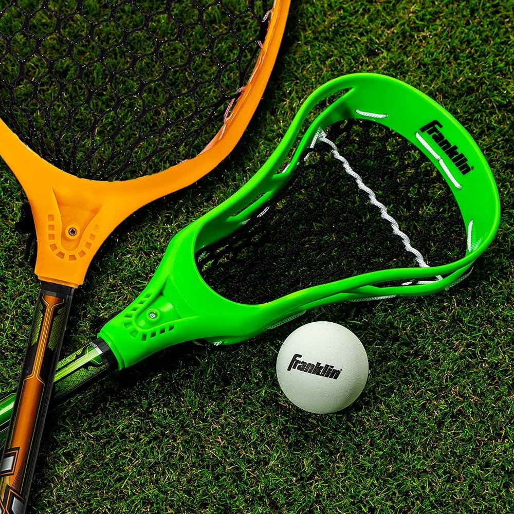 NEW Franklin Sports Youth Lacrosse Folding Goal Stick Ball Set Kids Beginner net - Picture 5 of 10